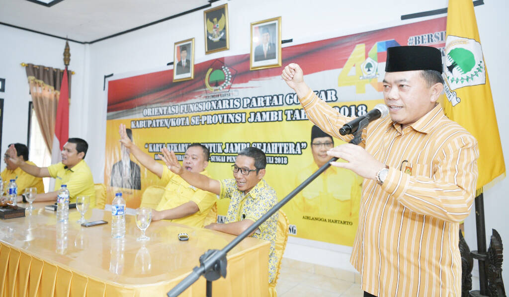 H Al Haris Buka Orientasi Fungsionaris Partai Golkar