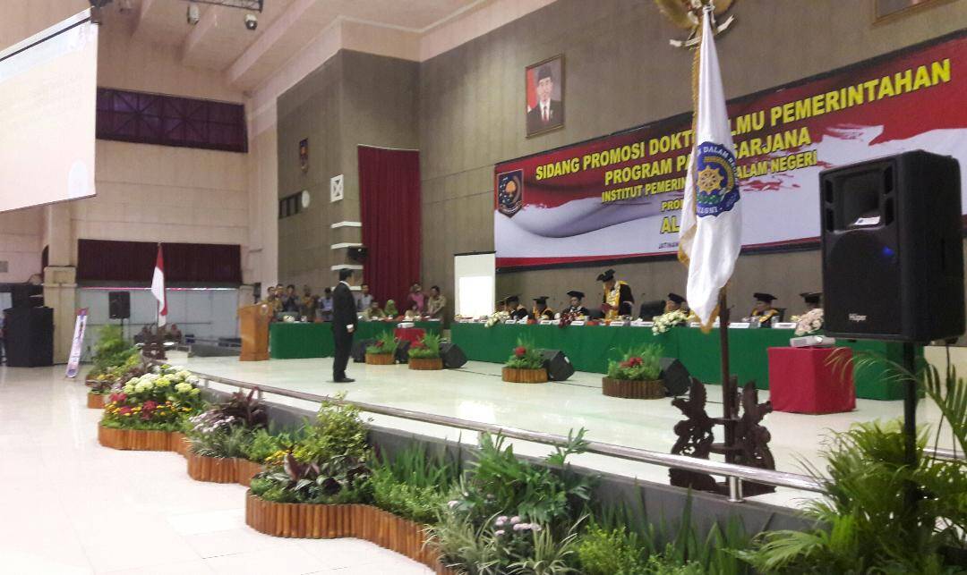 H Al Haris Resmi Sandang Gelar Doktor Bidang Ilmu Pemerintahan