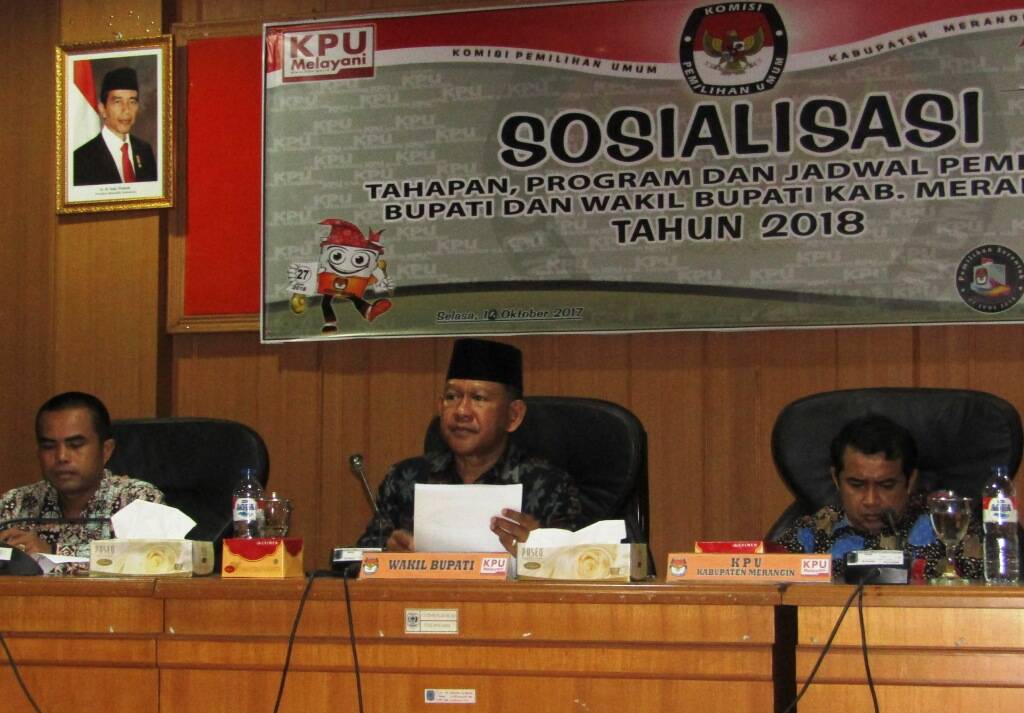 H Khafid Moein Buka Sosialisasi Tahapan Pilkada