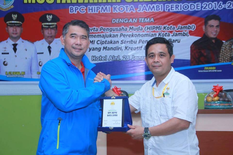 Hadiri Muscab HIPMI, Walikota Motivasi Pengusaha Muda
