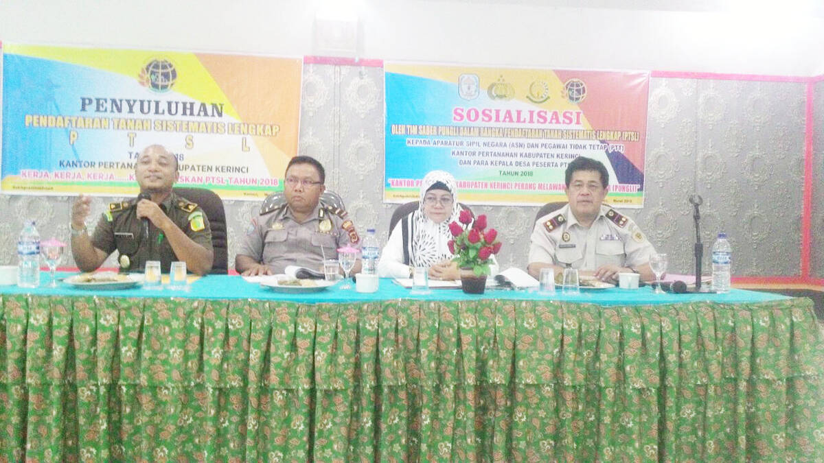 Hindari Pungli Pada PTSL, Pertanahan Gelar Sosialisasi