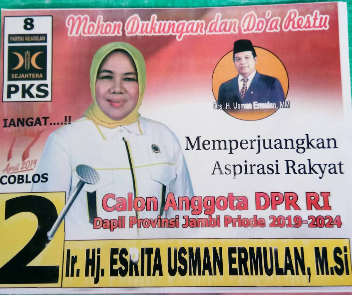 Hj. Esrita Usman Ermulan, Optimis Bisa Raup Suara di Kerinci dan Sungaipenuh