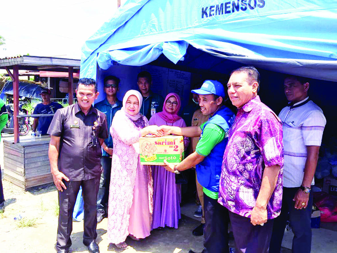 Hj Esrita Usman Kunjungi Korban Kebakaran