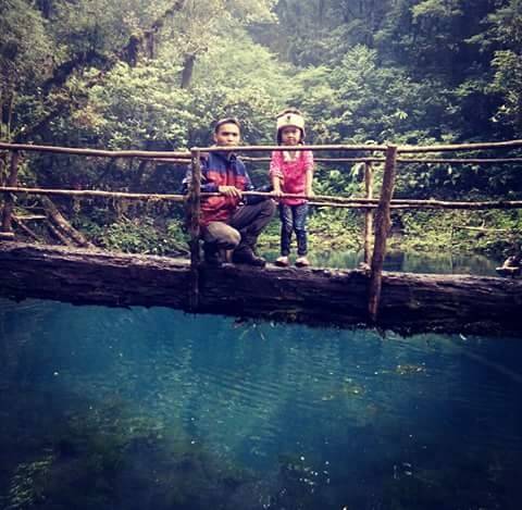 Indahnya objek wisata Telaga Biru