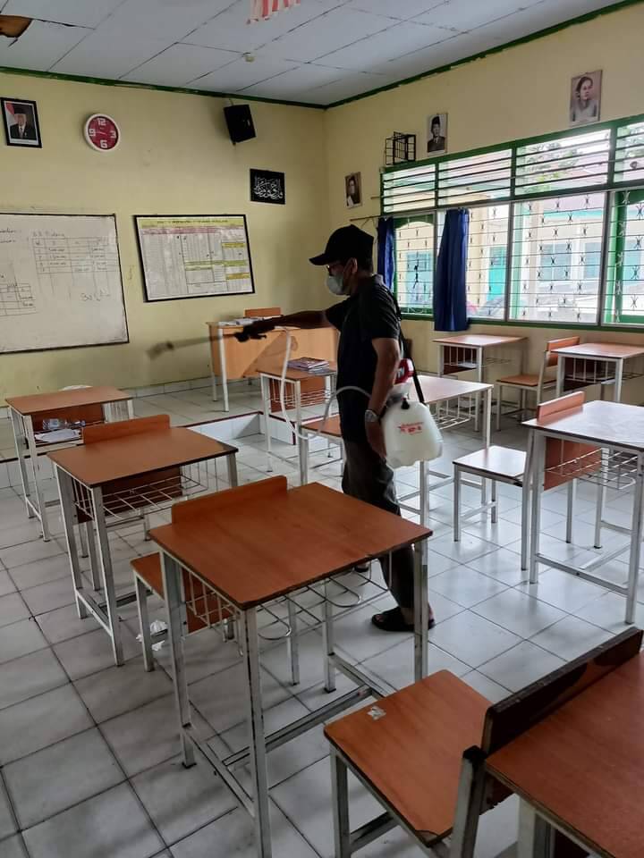 Ini Bukti Komitmen SMAN 6 Kota Jambi Basmi Covid-19