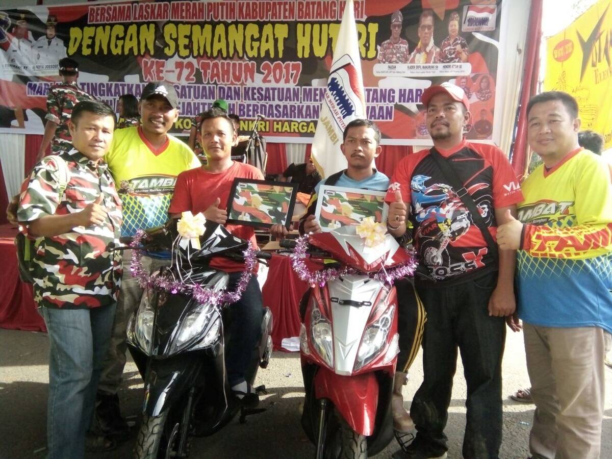 Ini Dia,Pemenang Hadiah Dua Unit Motor Trail Adventur LMP Batanghari