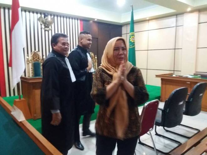 Istri Bupati Batanghari Divonis Bebas