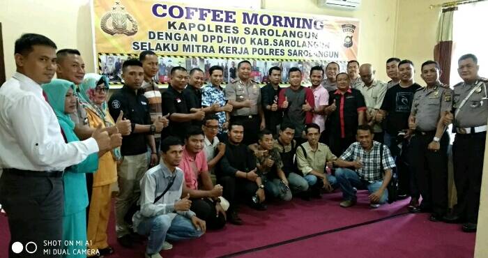 IWO Sarolangun dan Pihak Polres Siap Bersinergi