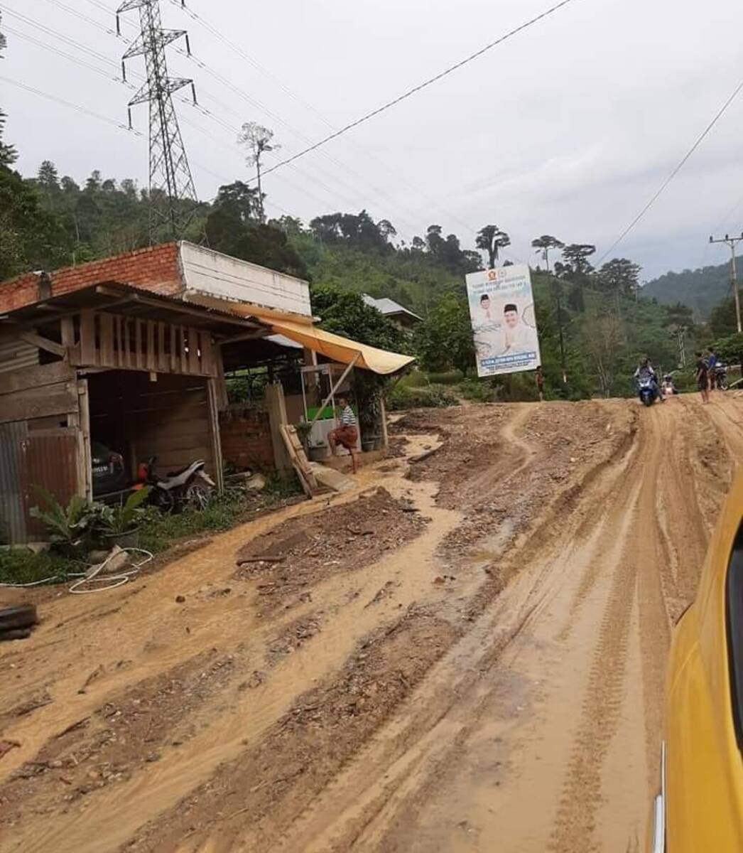 Jalan Kerinci-Bangko Rawan Longsor