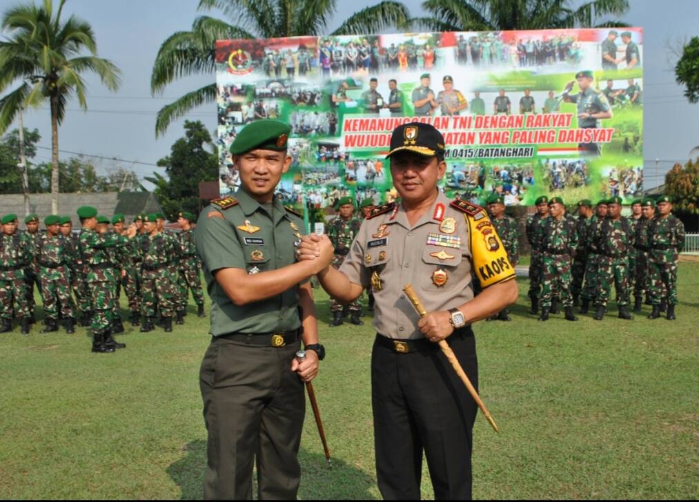 Jalin Soliditas Serta Sinergitas TNI Polri, Kapolda Jambi Kunjungi Kodim 0415/BTH