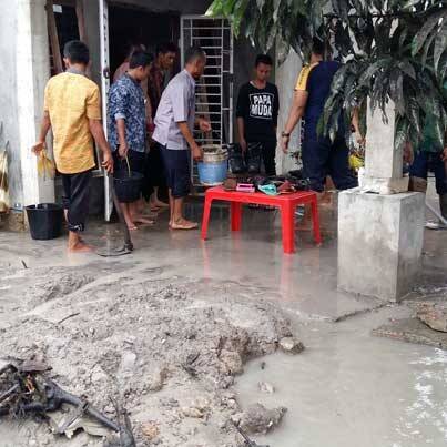 Jambi Usai Mengalami Kebanjiran