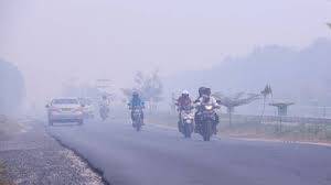 Jarak Pandang Di Jambi 1.200 Meter Akibat Kabut Asap Pekat