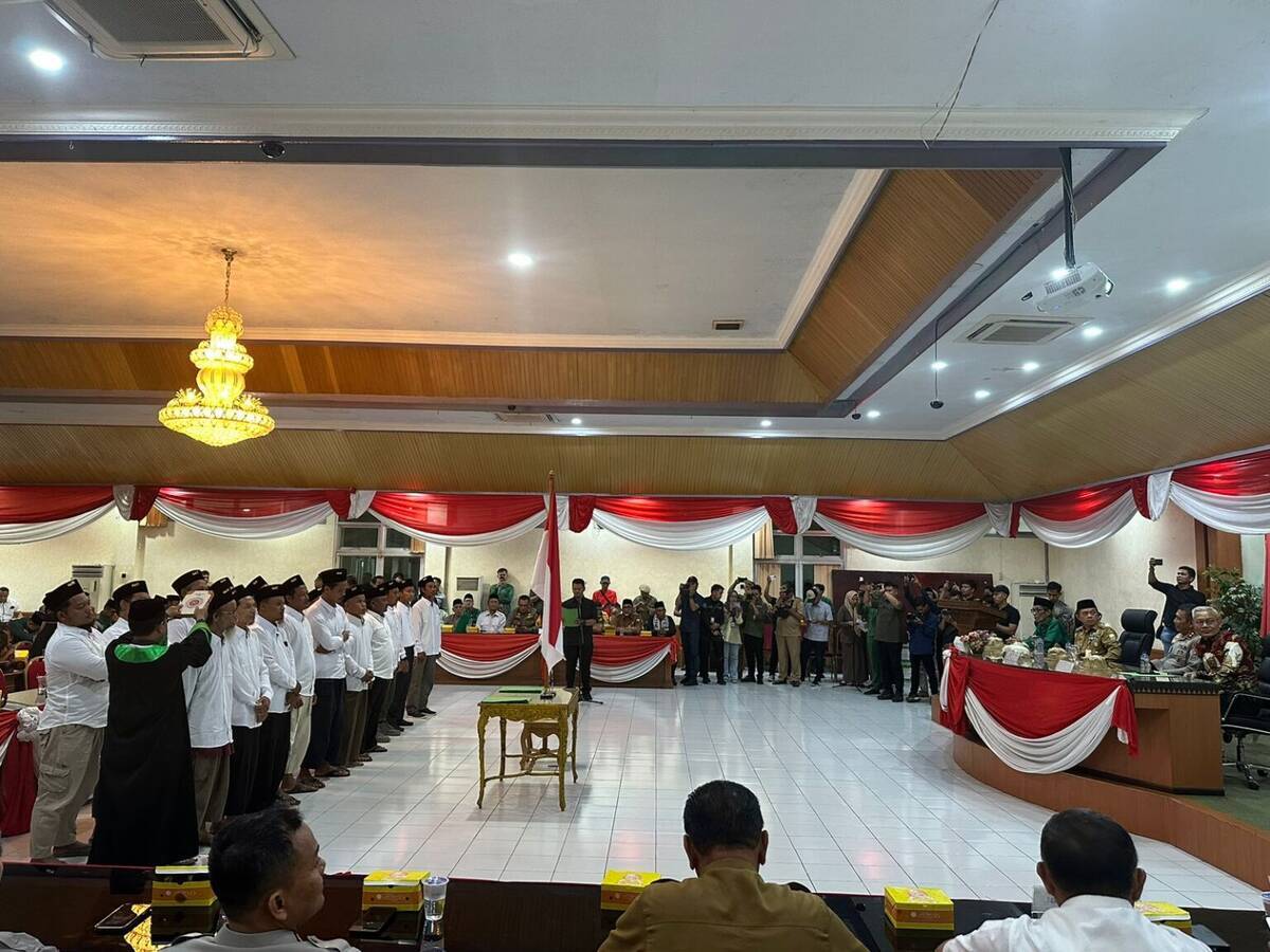 Jaringan JAS dan Eks Napiter Wilayah Jambi Berikrar Setia NKRI