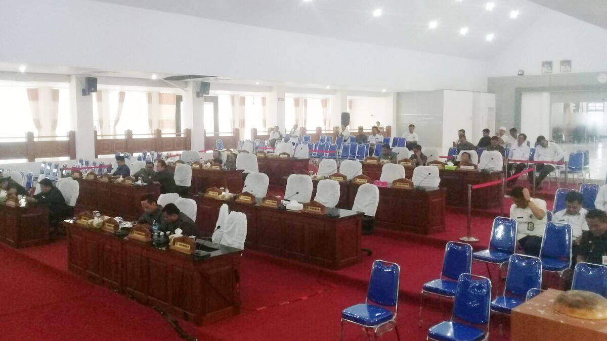 Jelang Akhir Jabatan, Kinerja Anggota Dewan Merangin Merosot