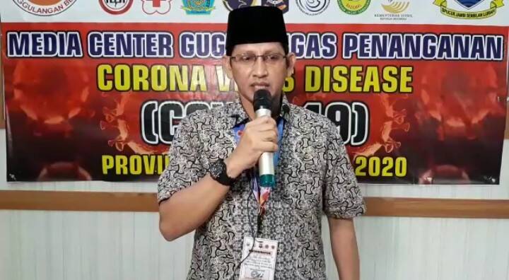 Jumlah Kasus Positif Corona di Jambi Menjadi 43 Orang