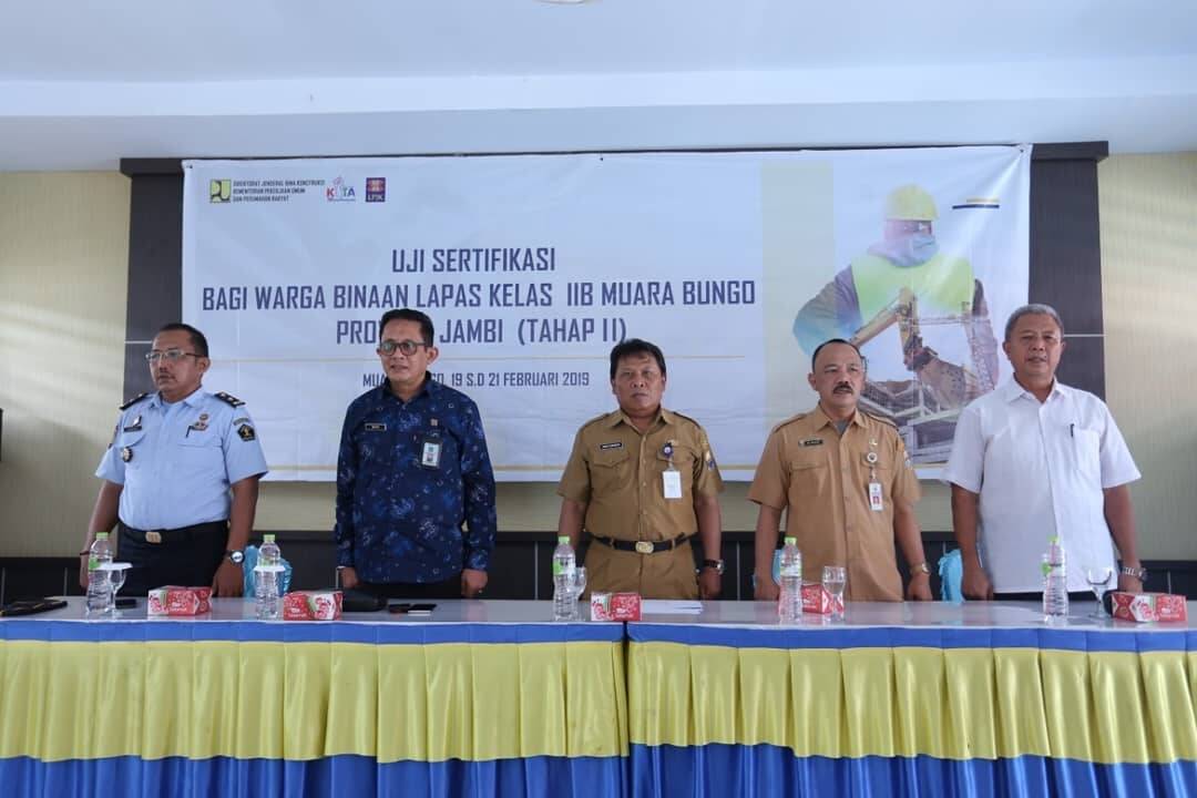 Kadis PUPR Jambi Berikan Pelatihan Terhadap Warga Binaan Lapas Bungo