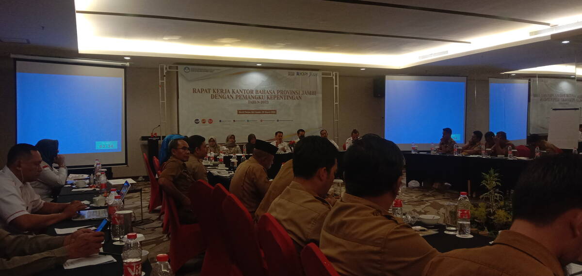 Kantor Bahasa Gelar Raker Bareng Pemangku Kepentingan di Jambi