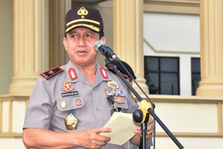 Kapolda Jambi Pimpin Sertijab Tiga Kapolres