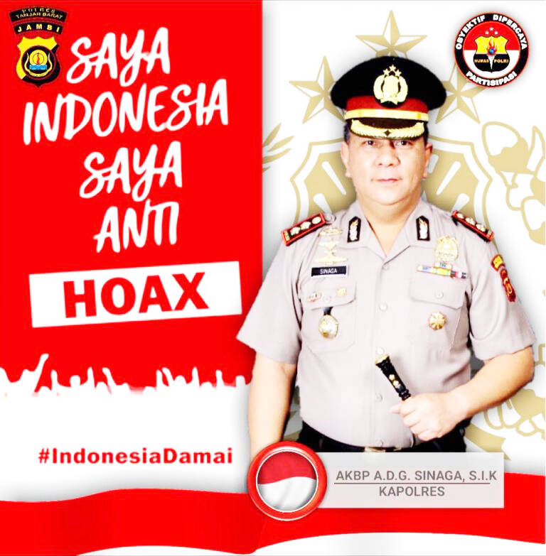 Kapolres Ajak Masyarakat Perangi Hoax