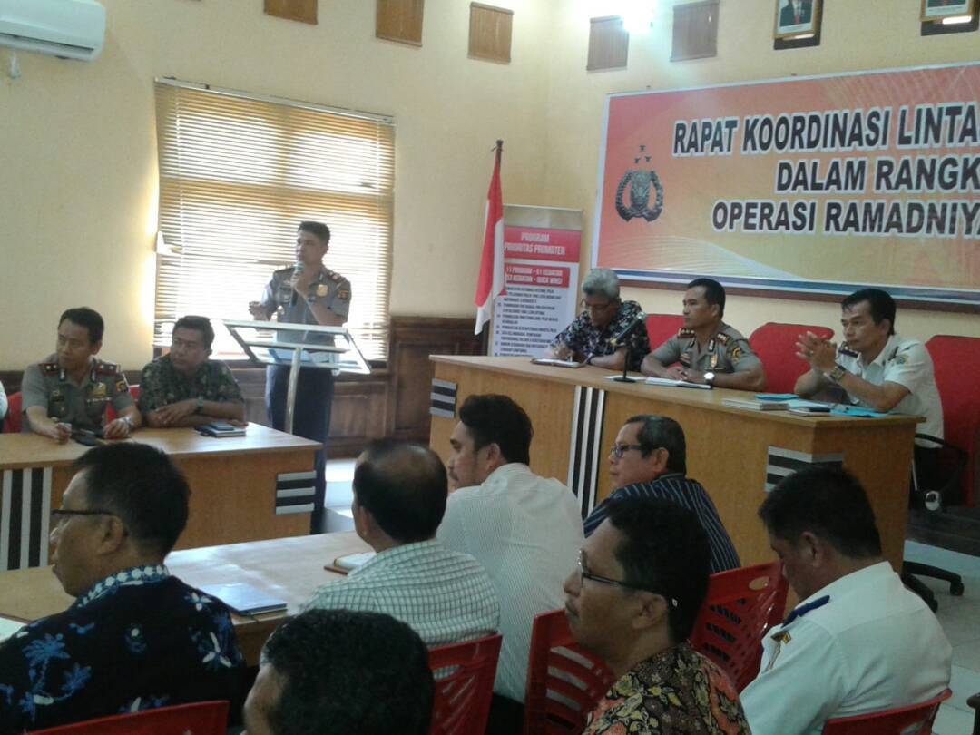 Kapolres Tanjabtim Pimpin Rapat Lintas Sektoral