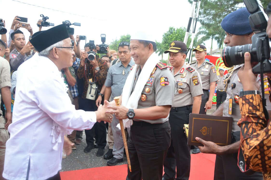 Kapolri Resmikan Masjid Baiturrahman Polresta Jambi