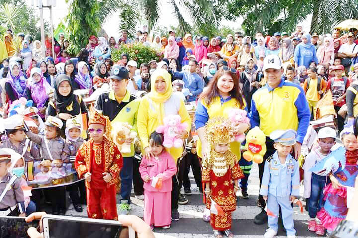 Karnaval Di Batanghari Meriah, Ratusan Peserta Tunjuk Kebolehan