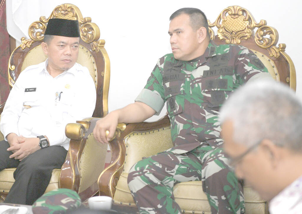 Kasdam II/Sriwijaya Silaturahmi ke Merangin, Disambut Langsung Oleh Bupati