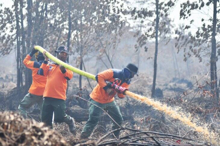 Kawal Karhutla Meski Hotspot Turun 44,47 Persen