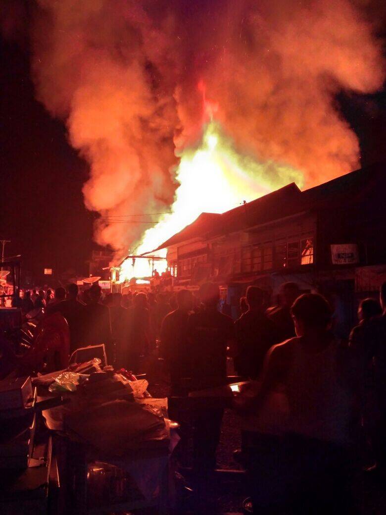 Kebakaran landa Desa Jujun