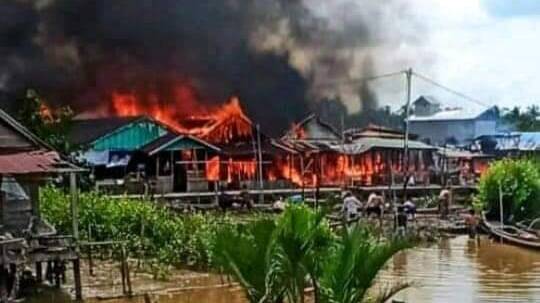 Kebakaran Terjadi Dua Kali Dalam Sehari di Tanjab Timur