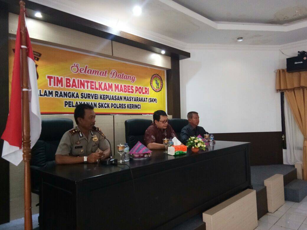 Ketahui Kepuasan Masyarakat, Baintelkam Lakukan SKM