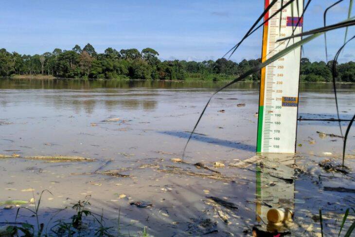 Ketinggian Muka Air Sungai Batanghari Meningkat