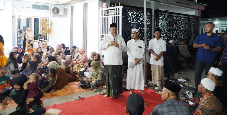 Ketua DPRD Kota Jambi Hadiri Doa Bersama Warga di Lorong Teratai Bakung Jaya