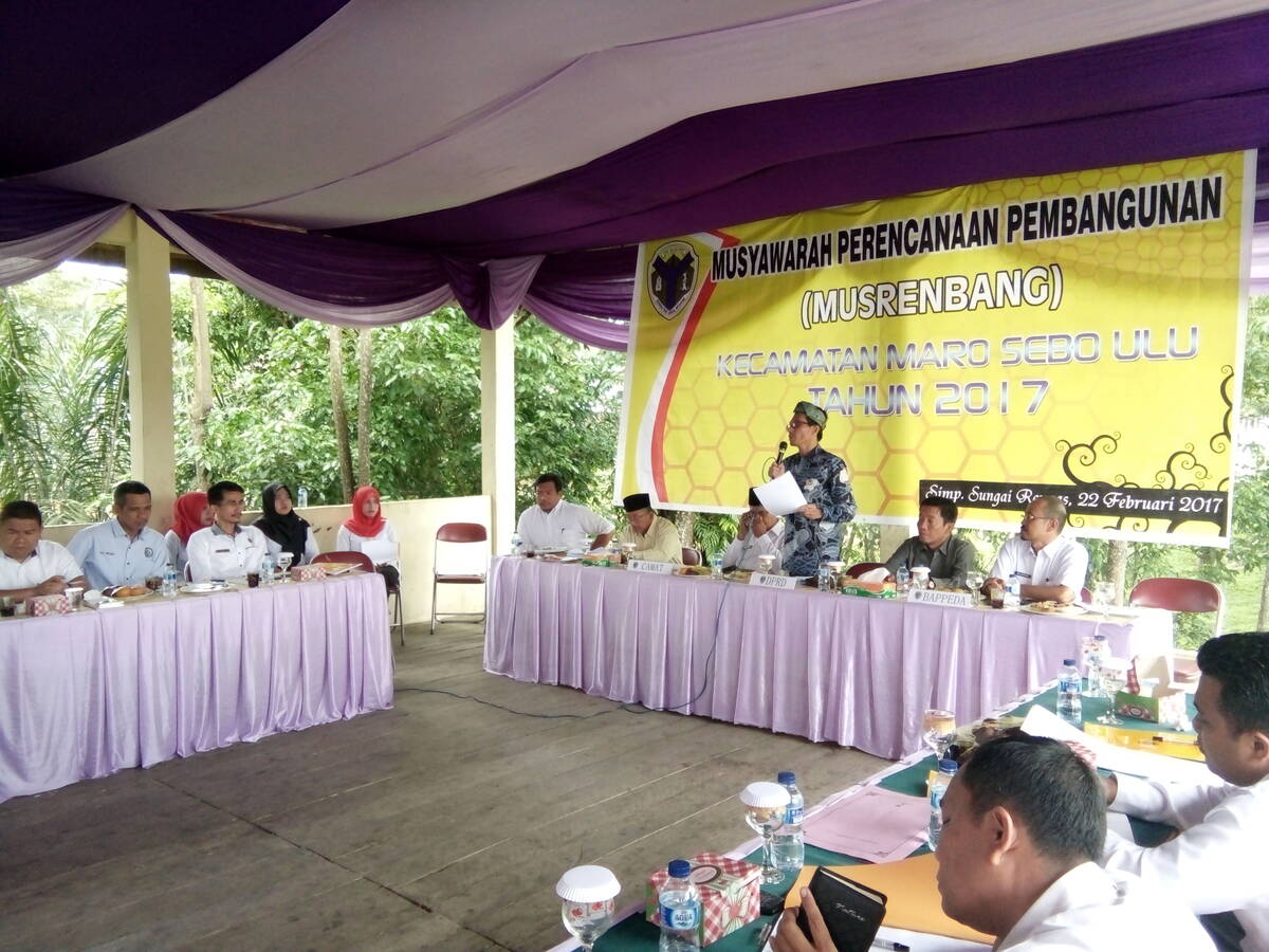 Ketua DPRD Mahdan, Hadiri Musrenbang Kecamatan Maro Sebo Ulu