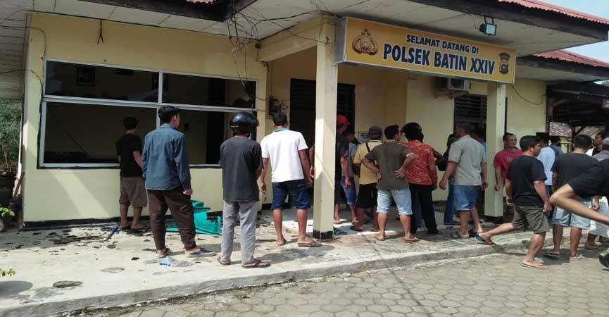 Ketua Partai PPP Batanghari Tewas Di Tangan Perampok, Warga Geram Datangi Kantor Polsek Bathin XXIV