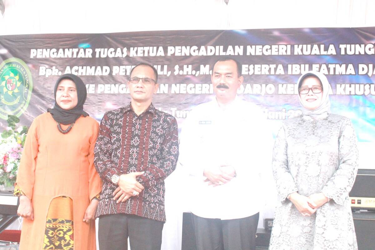 Ketua PN Kualatungkal Pindah Tugas ke Sidoarjo