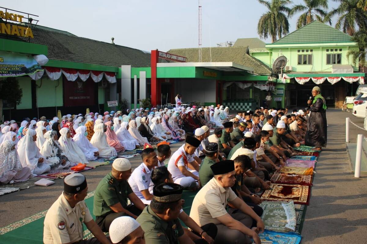 Khawatir Bencana Kekeringan Berdampak Luas, Denkesyah Gelar Shalat Istisqa