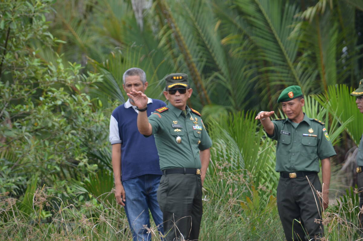 Kolonel Turun Lapangan Cek Cetak Sawah dan Budidaya Udang