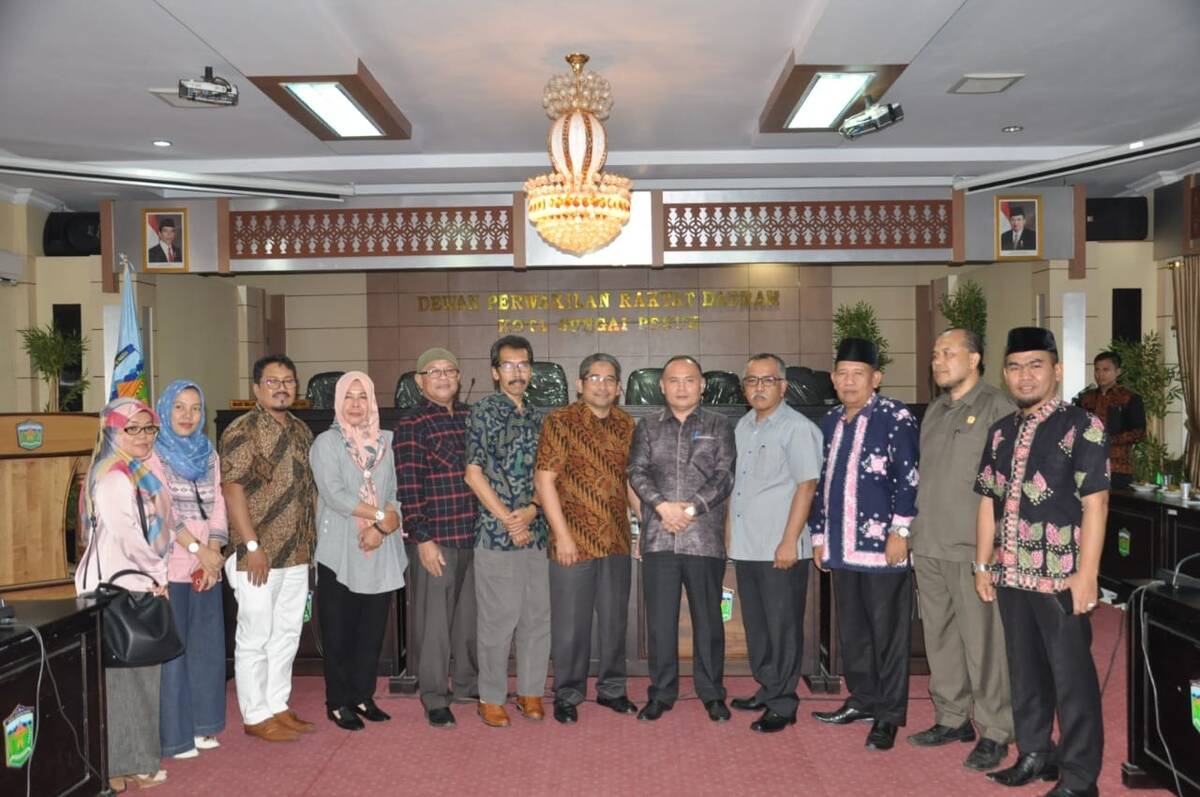 Komisi I DPRD kota Sungaipenuh, Terima Studi Banding Dewan Sawah Lunto