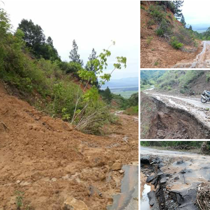 Kondisi Jalan Menuju Objek Wisata Bukit Khayangan, Memprihatinkan