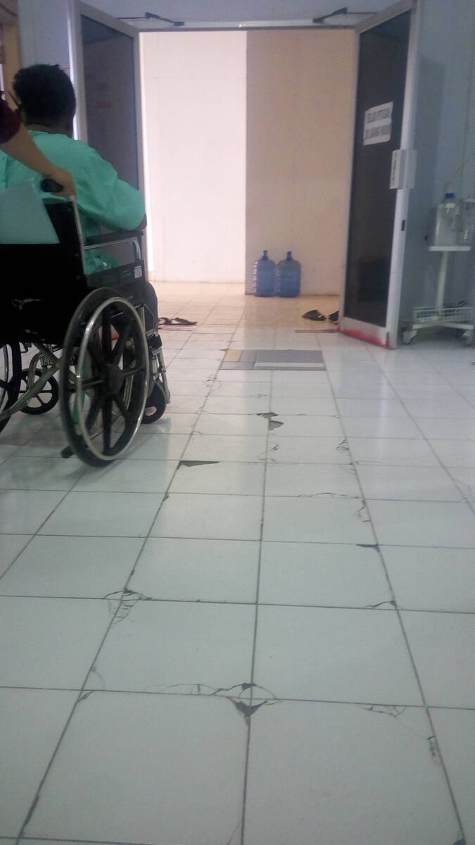 Kondisi Ruang Operasi RSUD KH Daud Arief Berantakan