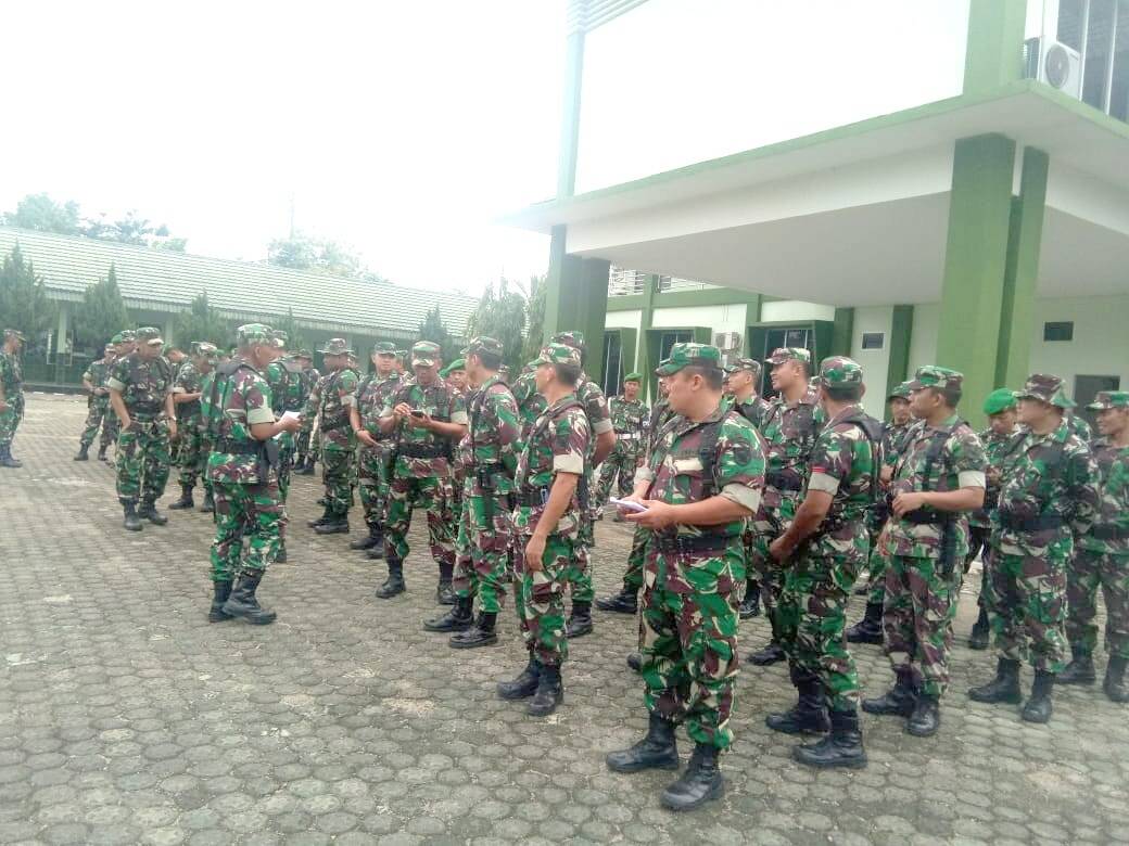 Koram 042/Gapu Gelar Apel Siaga Bangsit Penetapan Pilpres 2019