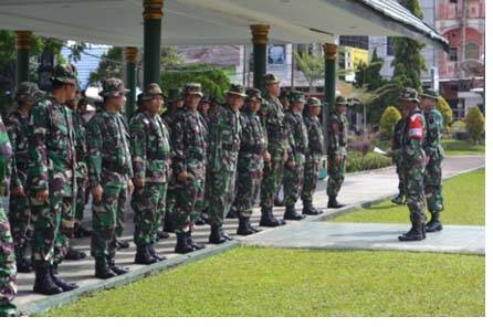 Korem 042/Gapu Laksanakan UTP TW I Tahun 2017