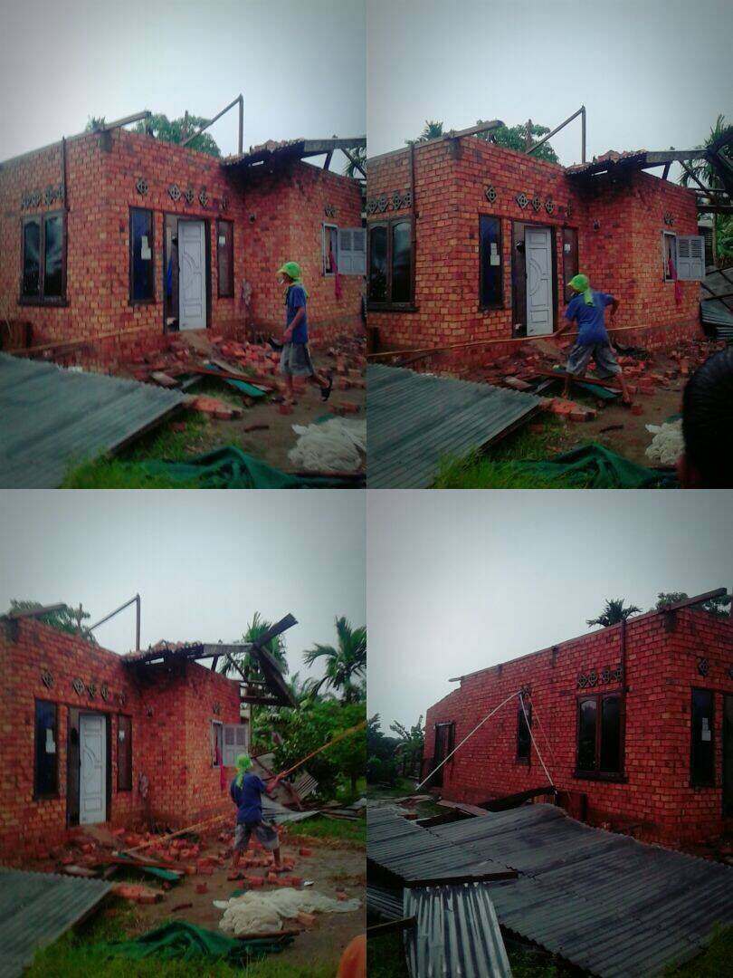 Kota Karang Dihantam Puting Beliung
