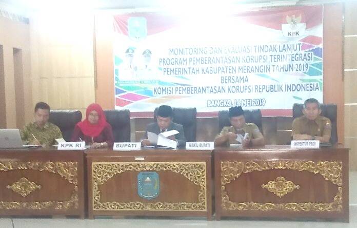 KPK Gelar Monitoring dan Evaluasi Progress Rencana Aksi Pencegahan Korupsi Terintegrasi