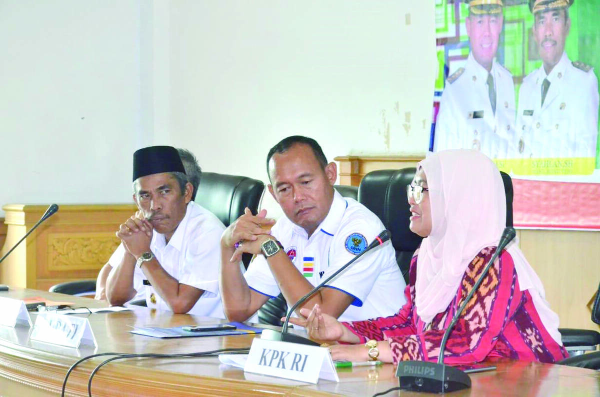 KPK Gelar Monitoring Evaluasi Tindak Lanjut Program Pemberantasan Korupsi Bersama Pemkab Tebo