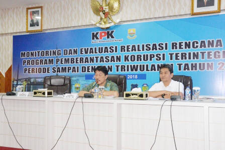 KPK Monev Pencegahan Korupsi Terintegrasi di Jambi