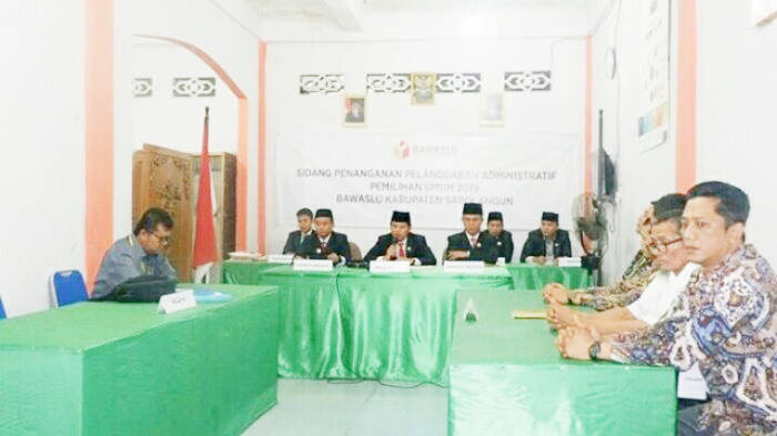 KPU Sarolangun  tak Terbukti Melanggar Administrasi Pemilu 2019