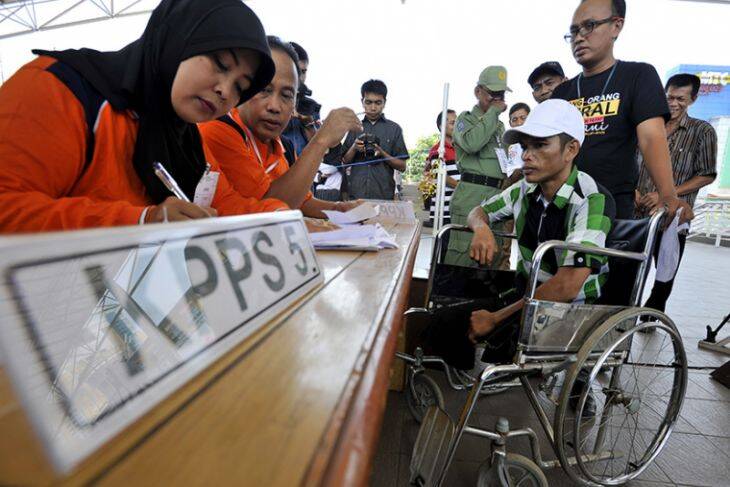 KPU Siapkan Petugas Khusus Dampingi Pemilih Disabilitas
