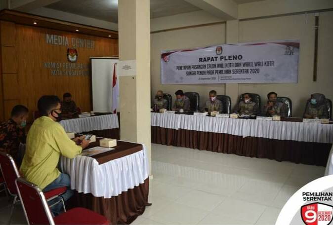 KPU Tetapkan Putra Wali Kota sebagai Paslon Pilwako Sungai Penuh
